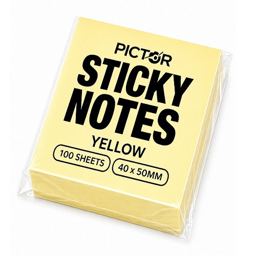 Premium Note 40 x 50mm Yellow