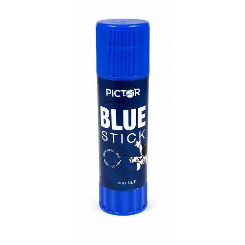 Pictor Blue Glue Stick 36GM Dries Clear