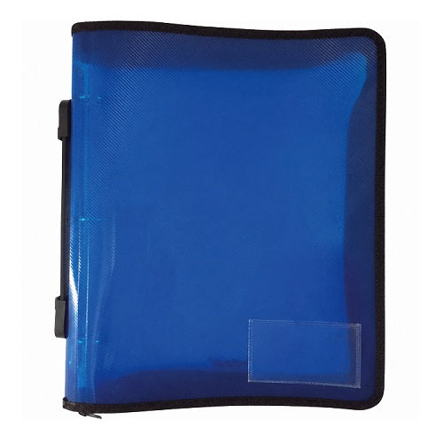 Pictor Zipper Binder A4 3D 25mm with Handle Blue