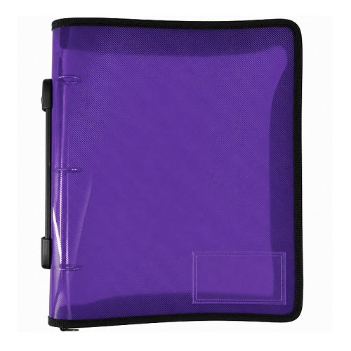Pictor Zipper Binder A4 3D 25mm with Handle Purple