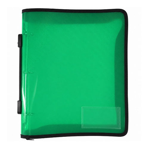 Pictor Zipper Binder A4 3D 25mm with Handle Green