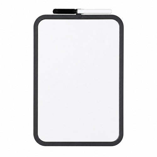 Pictor Magnetic Dry Erase A4 Double Sided Whiteboard PVC Incl Black Marker W892