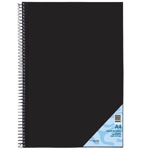 Pictor Visual Art Diary A4 PP 120 Page 110GSM Black