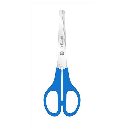 Pictor Deluxe Blue Handle Student Scissors 170mm