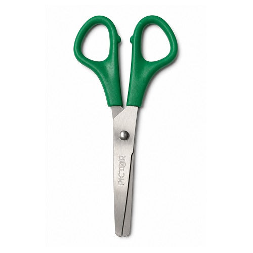 Pictor Deluxe Green Handle Left Hand Scissors 150mm