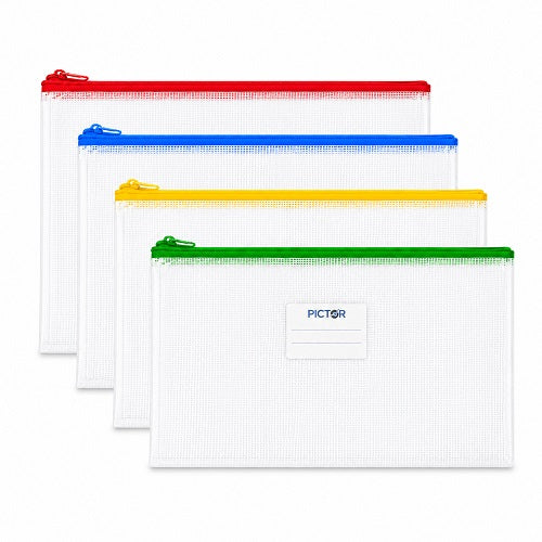 Pictor Clear Mesh Pouch A5 260 x 200mm