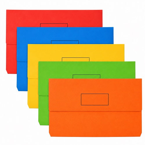 Pictor Manilla Document Wallet Assorted Colours Pack 10