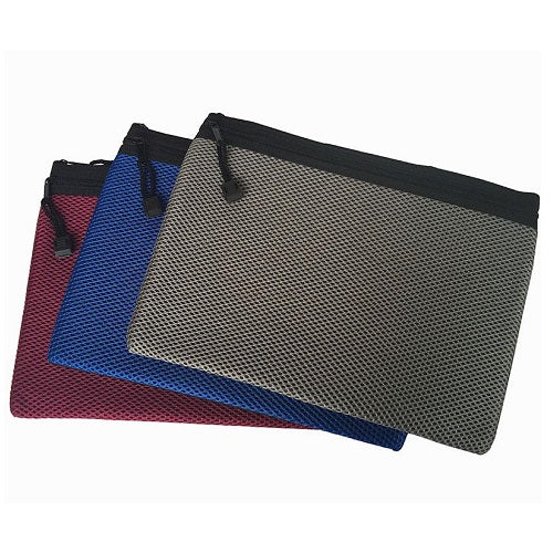 Pictor Neoprene Double Zipper Pencil Case with Mesh Pocket 350 x 260 Mm Assorted