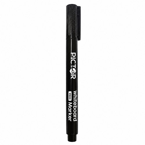 Pictor Slim Black Whiteboard Marker Bullet Tip 2.2mm - 2.9mm