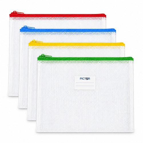 Pictor Clear Mesh Pouch B4 390 x 340mm