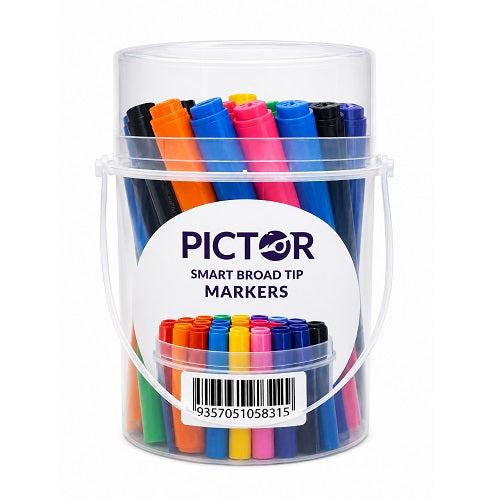 Pictor Smart Broad Tip Colouring Marker Deskpack 36