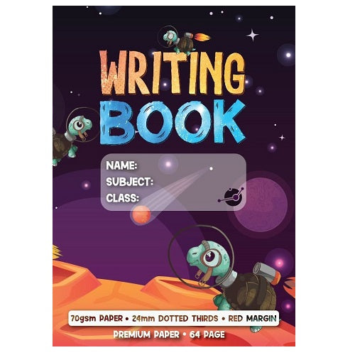 Pictor Premium 330 x 245mm 64 Page Writing Book 24mm Dotted Thirds 70GSM
