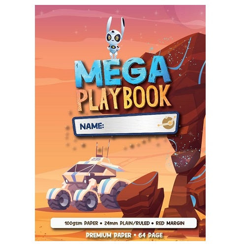 Pictor Premium Mega 330 x 245mm 64 Page Playbook 24mm Plain/ruled 100GSM Perseverance