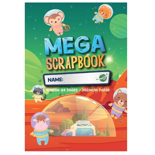 Pictor Mega Scrapbook 330 x 245mm 64 Page 100GSM Space Jungle